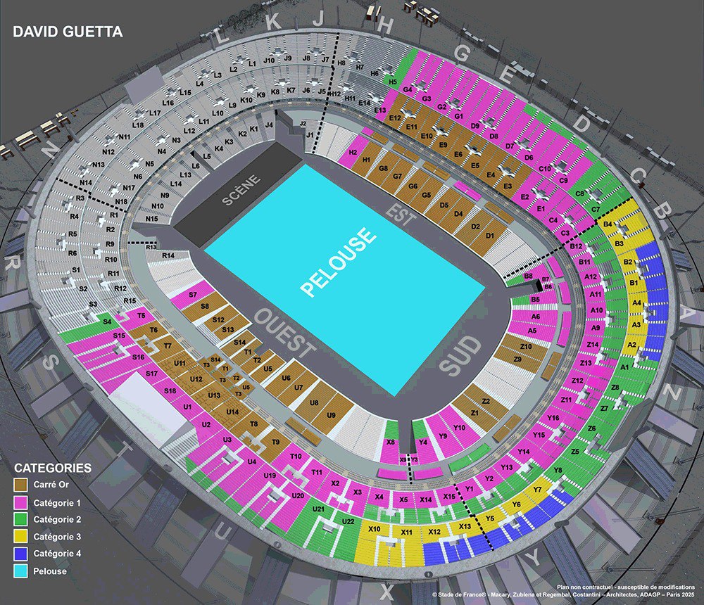 Plan — Stade de France